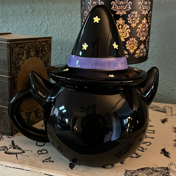 Giant Halloween cat mug with lid - Picture 2 of 6